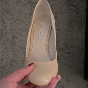 Zara tan heels